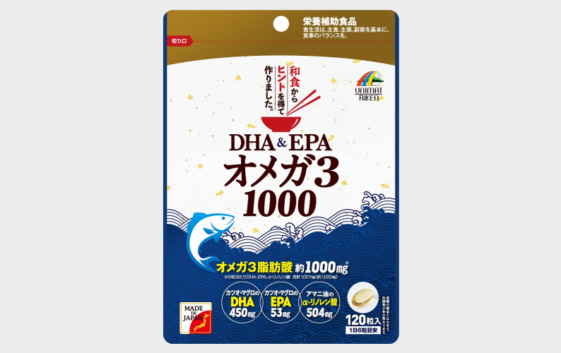 新商品のお知らせ「DHA＆EPA オメガ３　1000」